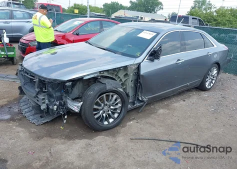 2018 Cadillac Ct6 Luxury из США, поврежденный, VIN 1G6KD5RS5JU159267